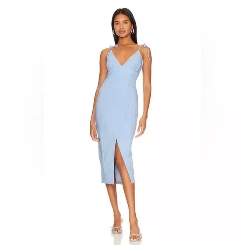 Camila Coelho Dresses Camila Coelho Aaliyah Midi Dress In Periwinkle small
